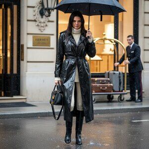 J.Crew NWT Raincoat Trench Coat size Medium